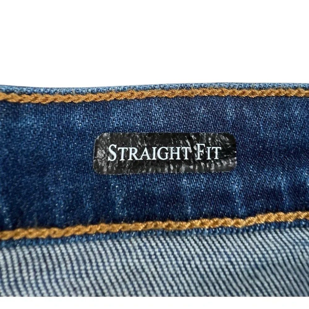 Judy Blue Womens 15/32 Straight Fit Dark Wash High Rise Stretch‎ Denim Jeans